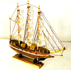 SMALL WOOD 10 INCH SAIL BOATS-* CLOSEOUT NOW ONLY 4.95 EA