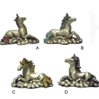 PEWTER UNICORN LYING DOWN FIGURES -* CLOSEOUT NOW ONLY $ 1.50 EA