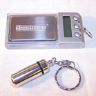 WORLDS SMALLEST DIGITAL SCALE KEY CHAIN