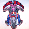 JUMBO 10 INCH EMBROIDERED 10 IN  PATCH BOSS HOG - CLOSEOUT $4.95