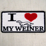 I LOVE MY WEINER DOG PATCH'S