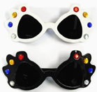 COLORED JEWELS PARTY GLASSES