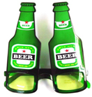 BEER BOTTLE PARTY GLASSE'S * CLOSEOUT NOW $ 1.50 EA
