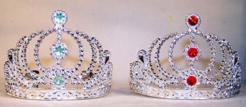 SILVER CROWN TIARA *- CLOSEOUT NOW 75 CENTS EA