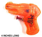 MEDIUM 4 INCH WATER GUNS *- CLOSEOUT NOW ONLY 25 CENTS EA