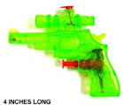 WATER GUN PISTOL WITH SCOPE *- CLOSEOUT NOW ONLY 25 CENTS EA
