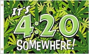 ITS 420 SOMEWHERE 3 X 5 FLAG