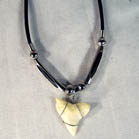 TIGER SHARK TOOTH ROPE NECKLACE