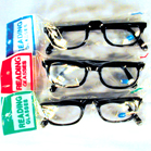 BLACK PLASTIC FRAME READING GLASSES * CLOSEOUT 50 CENTS EA