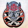 TRIBAL SKULL 3 1/2 IN PATCH - CLOSEOUT $ 1.25 EA