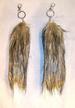 LIGHT BROWN WITH WHITE TIP FOX TAIL KEY CHAIN *- CLOSEOUT NOW $2