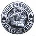 SPACES RIDER FOREVER SKULL 4 INCH PATCH