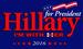 HILLARY FOR PRESIDENT 3 X 5 FLAG *- CLOSEOUT NOW $ 1 EA