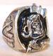 INLAYED GRIM REAPER  W AXE DELUXE BIKER RING *- CLOSEOUT $3.75 EA