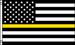 AMERICAN THIN YELLOW LINE law enforcement 3 X 5 FLAG