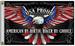 USA PROUD AMERICAN EAGLE DELUXE 3 X 5 BIKER FLAG