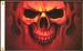 GHOST SKULL DELUXE 3' X 5' FLAG *- CLOSEOUT NOW $ 5 EA