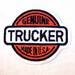GENUINE TRUCKER 3 1/2 INCH EMBROIDERED PATCH