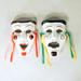 HAPPY AND SAD CERAMIC MASKS-* CLOSEOUT NOW ONLY 2.00 EA