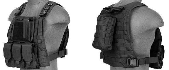 LT Molle Plate Carrier Tactical VEST Black Color