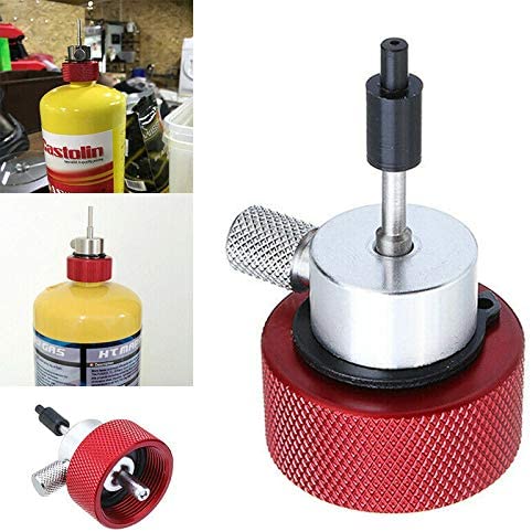 Metal Propane Adapter with Silicone Oil Port