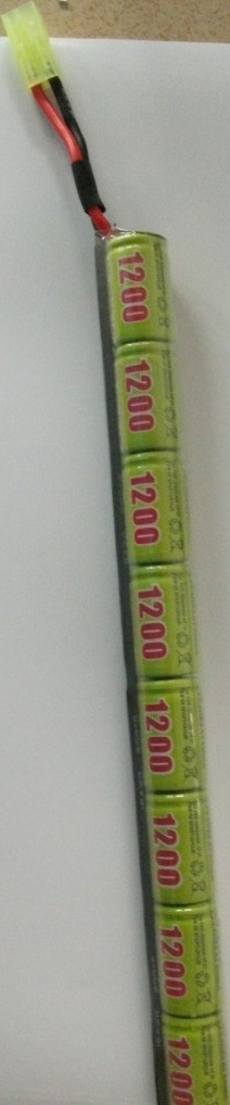 Stick Type 9.6V 1200 MAH Ni-MH Battery Small Connector