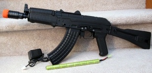 Kalash AK47 Stubby AEG with Foldable Stock