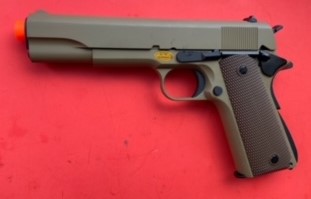 Golden Eagle (JG) Metal 1911 Gas Blowback Pistol Tan Color