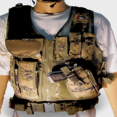 Deluxe Tactical VEST ACU Woodland Camo