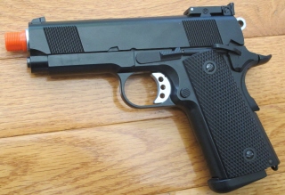 WELL Full Metal Compact 1911 CO2 Blowback Airsoft Pistol