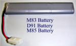 Battery for M83 Electric Rifle 7.2v 799 MAH Large Connector