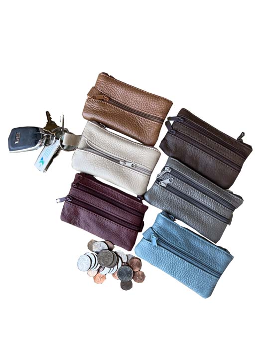 Coin/Key PURSE - Asst. Colors $1.65 & Up