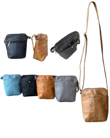 Mini crossbody shoulder bag CELL PHONE pouch LBLUE,LBN,GRY $5.95