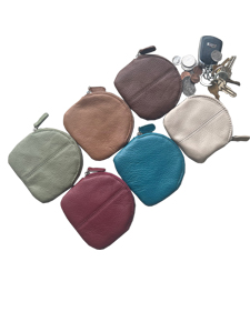 Cowhide LEATHER Coin Purse - Asst. Colors $1.75 & Up