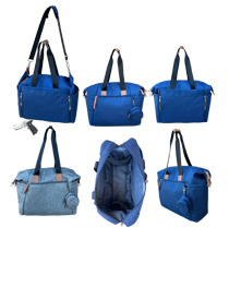 Lightweight durable waterproof fibric concealed carry diaper bag