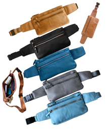 Waist Pack - LBN, BK, GRY, LBLUE $6.95 & Up