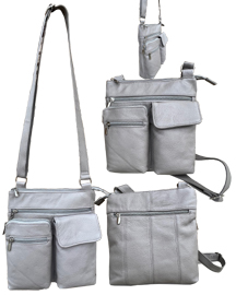Cowhide Crossbody GRY