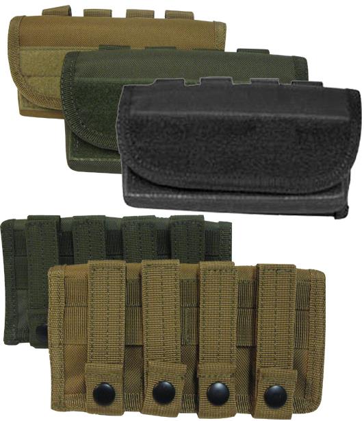 Shot Gun Shell Pouch - BK, GN, TN (CLOSEOUT) $2.50