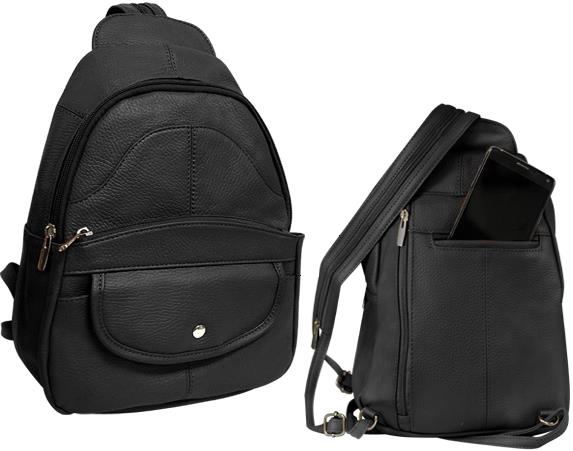 Convertible Leather BACKPACK - BK $14.25 & Up