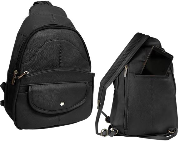 Convertible LEATHER Backpack - BK $14.25 & Up