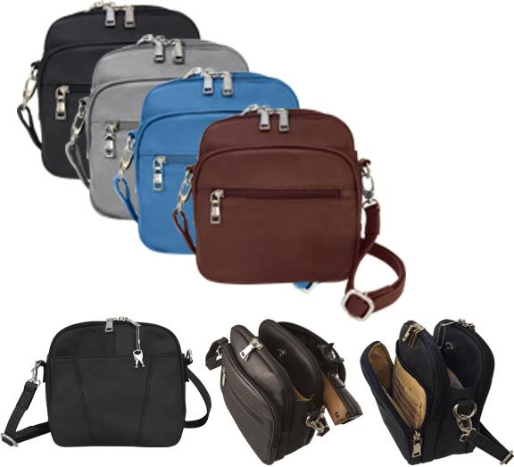 Concealment Square bag - BK, GRY, BN, LBLU $32.50 & Up