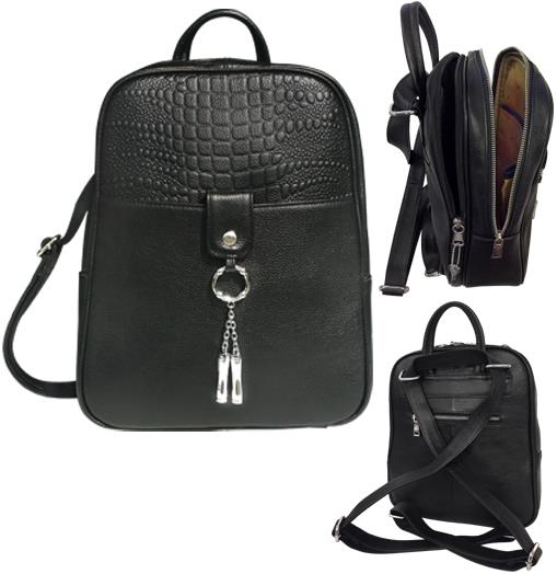 Concealment LEATHER Backpack - BK $35.50 & Up