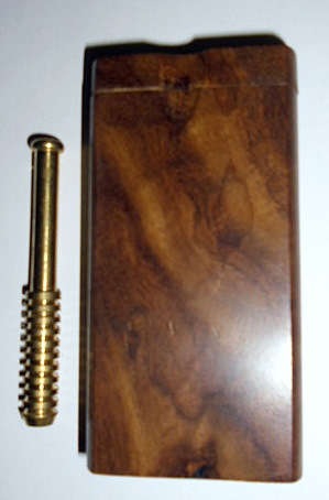 Solid Wood Dugout with One Hitter