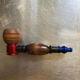 ***NEW***Anodized and Wood BEAD Pipe