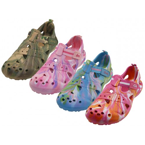 Women's Tie-Dyed Clog SANDALS