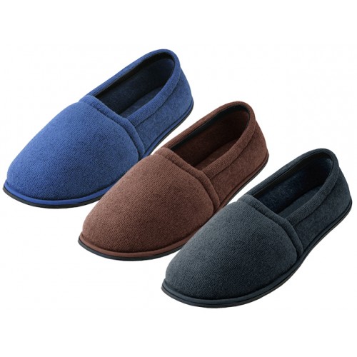 Men Terry Closed Back Slippers. Footwear, SHOES