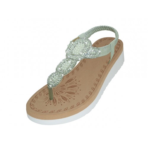 Women's Soft Sole Rhinestone SANDALS, Footwear, Shoes