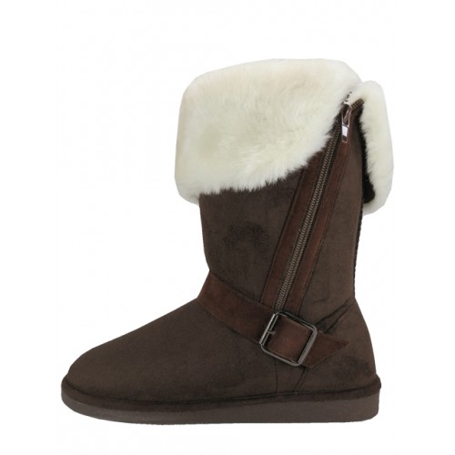 Woman's Faux Fur Shearling Boots, Footwear, SHOES