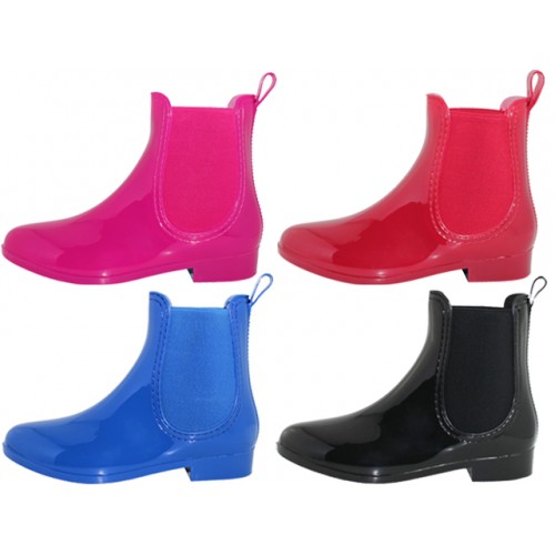 Women Ankle High Rain Boots, Footwear, Shoes