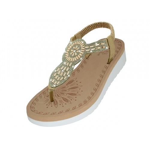 Women's Soft Sole Rhinestone SANDALS, Footwear, Shoes